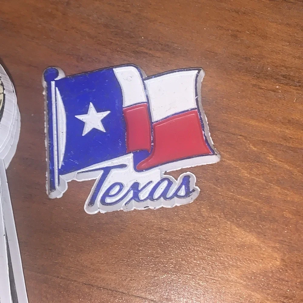 Lot Of 25 Texas & Patriotic Themed Refrigerator Magnets Ft Worth Rodeo Flag EUC